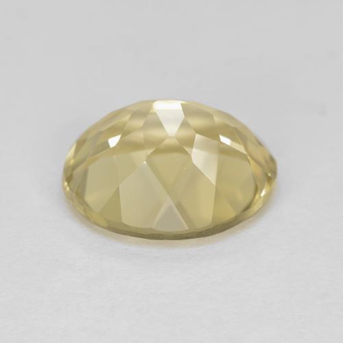 Golden Beryl Gemstone in 12 x 10 mm (calibrated) Size for Sale, Golden Beryl Stone in Light Golden-Yellow Color