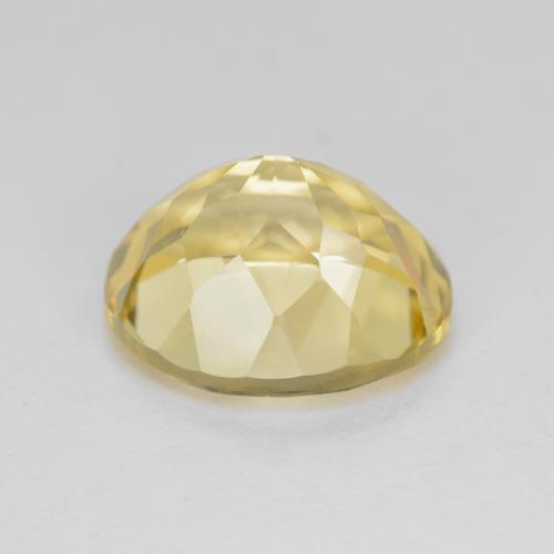 Golden Beryl Gemstone in 12 x 10 mm (calibrated) Size for Sale, Golden Beryl Stone in Light Yellow Color