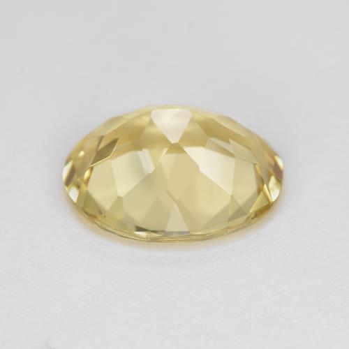 Golden Beryl Gemstone in 12 x 10 mm (calibrated) Size for Sale, Golden Beryl Stone in Light Gold Color