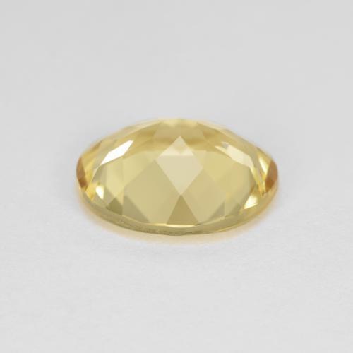 Golden Beryl Gemstone in 11 x 9 mm (calibrated) Size for Sale, Golden Beryl Stone in Light Golden-Yellow Color