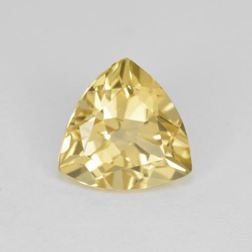 黄色绿柱石3 2ct 胖三角形从巴西宝石 黄色绿柱石3 2ct 胖三角形从巴西宝石