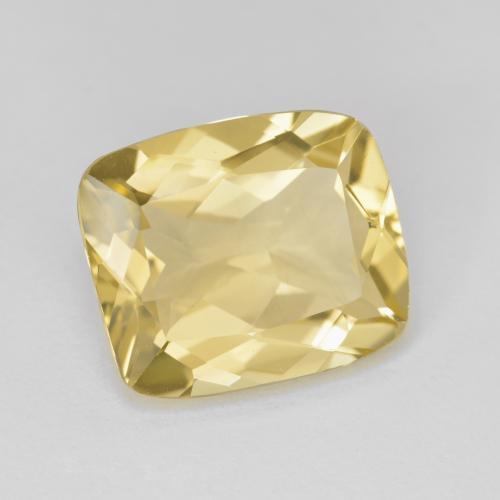 4.69 ct Golden Golden Beryl Stone, Natural Golden Beryl in Cushion-Cut Shape for Sale
