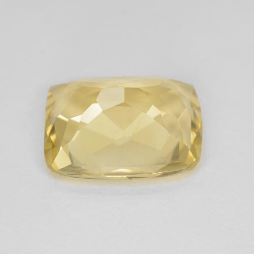 Golden Beryl Gemstone in 12 x 10 mm (calibrated) Size for Sale, Golden Beryl Stone in Yellowish Gold Color