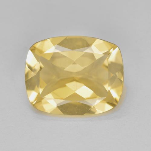 Goldenrod Yellow Berillo dorato Gem - 2.9ct Taglio a cuscino (ID: 576295)