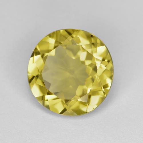 2.78 ct Yellow Golden Beryl Stone, Natural Golden Beryl in Round Facet Shape for Sale