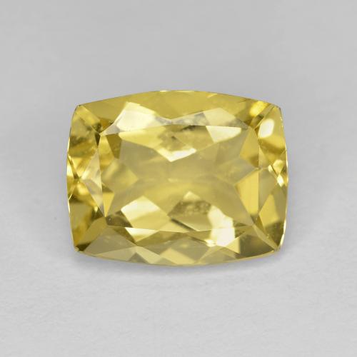 Medium Yellow Золотой Берилл Камень - 2.8ct Огранка Подушечка (ID: 588918)