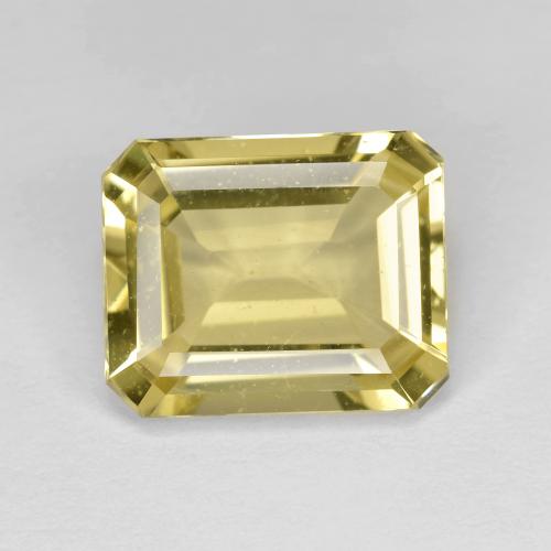 Very Light Honey Yellow Golden Beryl Gem - 3.8ct Octagon Step Cut (ID: 588920)