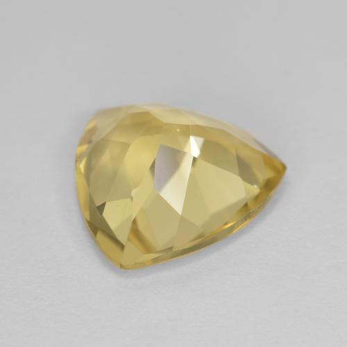 Golden Beryl Gemstone in 11 x 11 mm (calibrated) Size for Sale, Golden Beryl Stone in Medium-Light Yellow Color