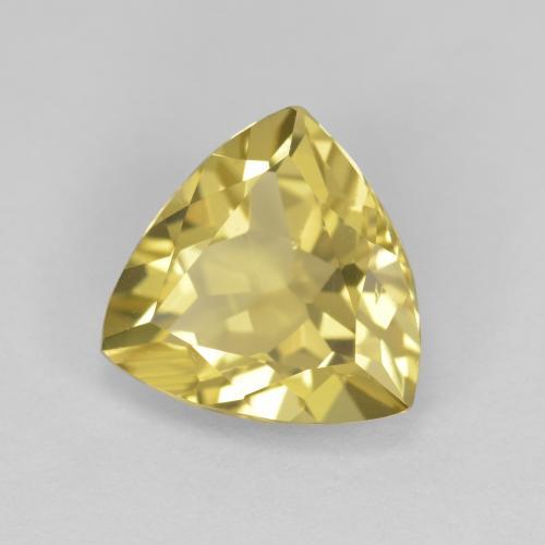1.91 ct Yellow Golden Beryl Stone, Natural Golden Beryl in Trillion Facet Shape for Sale