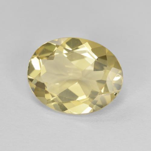 2.76 ct Yellow Golden Beryl Stone, Natural Golden Beryl in Oval Facet Shape for Sale