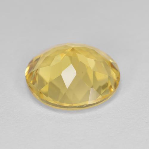 Golden Beryl Gemstone in 11 mm (calibrated) Size for Sale, Golden Beryl Stone in Medium Yellow Color