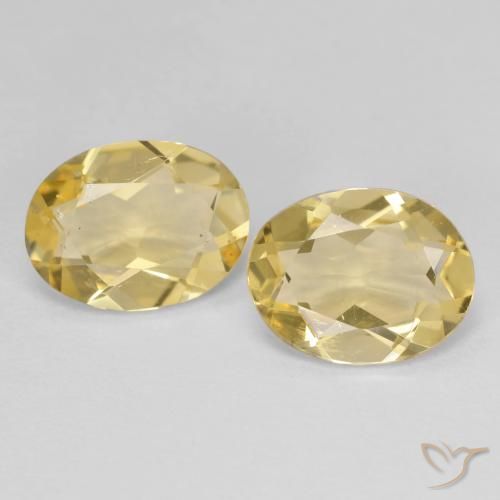 2.93 ct Oval Cut Golden Beryl, 9 x 7 mm From Madagascar, Photo A