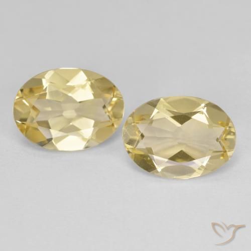 3.02 ct Oval Cut Golden Beryl, 9.2 x 6.7 mm From Madagascar, Photo A