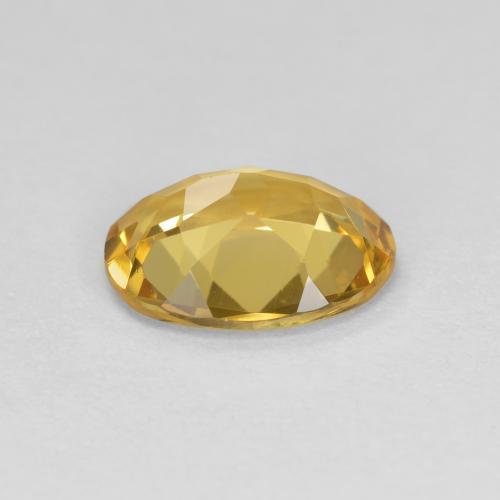 Golden Beryl Gemstone in 9 x 7 mm (calibrated) Size for Sale, Golden Beryl Stone in Golden Color