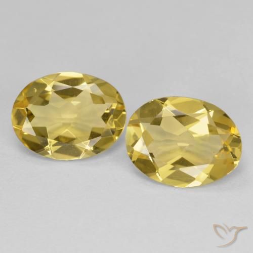 3.13 ct Oval Cut Golden Beryl, 9.2 x 7.1 mm From Madagascar, Photo A