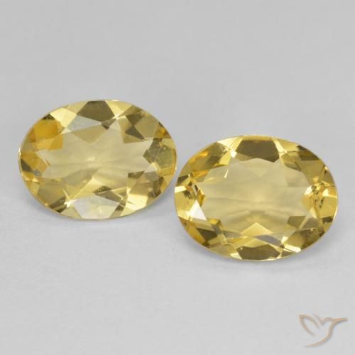 2.91 ct Oval Cut Golden Beryl, 9.2 x 7.1 mm From Madagascar, Photo A