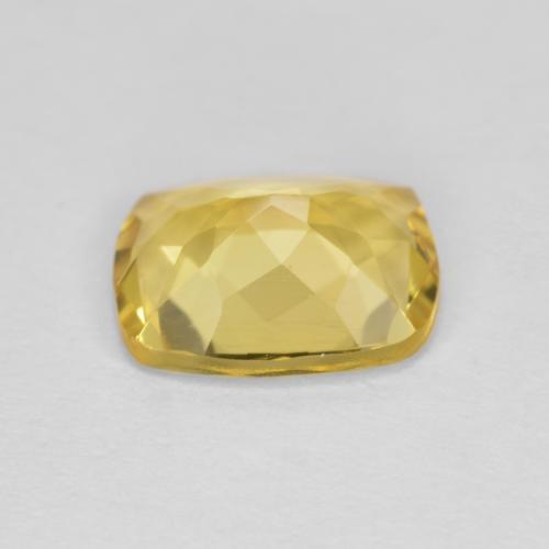 Golden Beryl Gemstone in 8.9 x 7.1 mm Size for Sale, Golden Beryl Stone in Medium-Light Yellow Color
