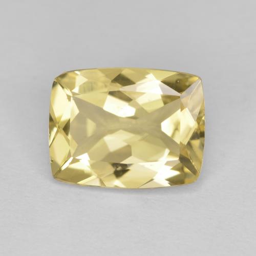 1.81 ct Golden Golden Beryl Gemstone, Golden Beryl Gem in Cushion-Cut Shape for Sale.