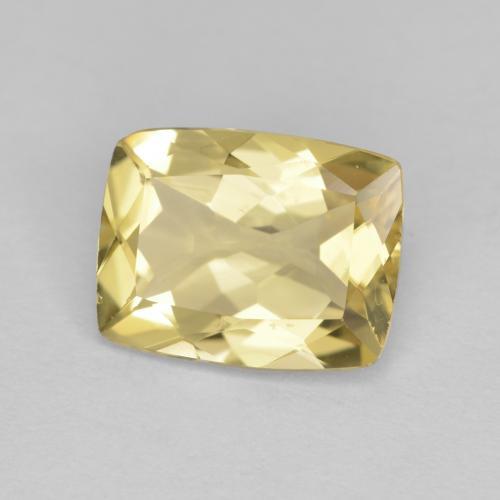 1.81 ct Golden Golden Beryl Stone, Natural Golden Beryl in Cushion-Cut Shape for Sale
