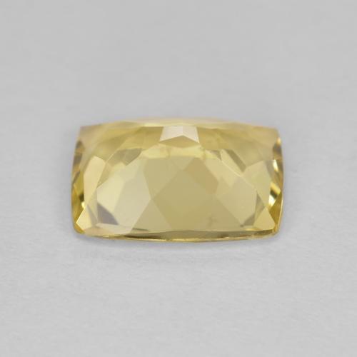 Golden Beryl Gemstone in 9.2 x 7.1 mm Size for Sale, Golden Beryl Stone in Light Gold Color