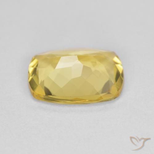Golden Beryl Gemstone in 10 x 8 mm (calibrated) Size for Sale, Golden Beryl Stone in Light Gold Color