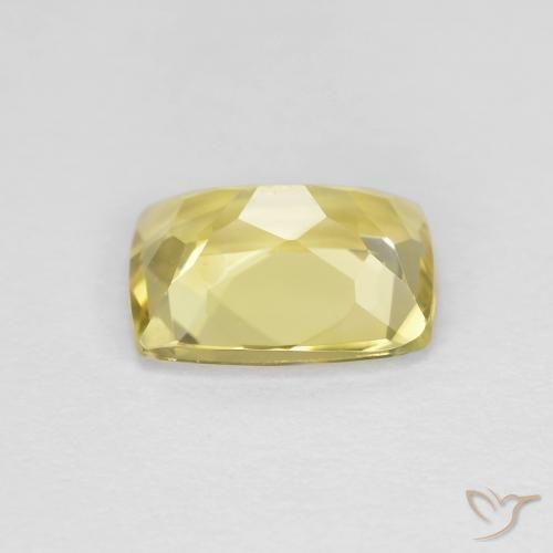 Golden Beryl Gemstone in 8.3 x 6.3 mm Size for Sale, Golden Beryl Stone in Tuscany Yellow Color