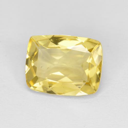1.87 ct Yellow Golden Beryl Stone, Natural Golden Beryl in Cushion-Cut Shape for Sale