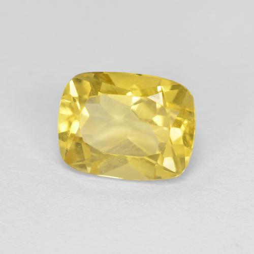 1.45 ct Yellow Golden Beryl Stone, Natural Golden Beryl in Cushion-Cut Shape for Sale