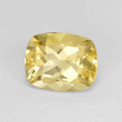 2.21 ct Yellow Golden Beryl Stone, Natural Golden Beryl in Cushion-Cut Shape for Sale