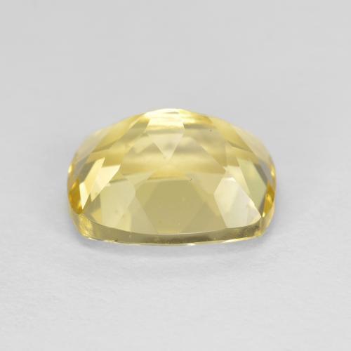 Golden Beryl Gemstone in 9 x 7.3 mm Size for Sale, Golden Beryl Stone in Light Yellow Color