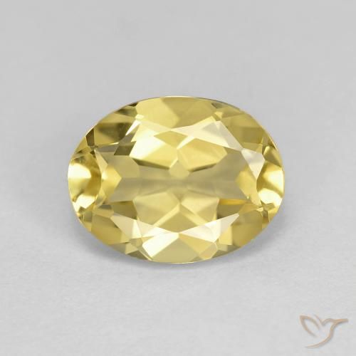 Berilo Dorado Amarillo Forma ovalada de 9,3 x 7,2mm de Madagascar, peso de 1.98ct, piedra preciosa No tratado de forma natural en claridad vvs, Berilo Dorado de 1 pieza: el color es Amarillo claro, dureza Mohs de 7.5 - 8 Adecuado para joyas de uso diario, Photo A