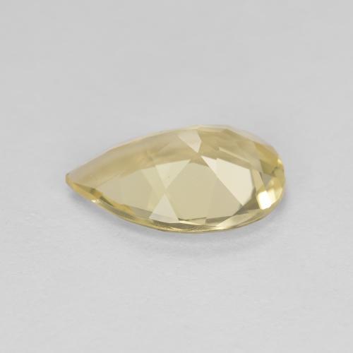 Golden Beryl Gemstone in 10 x 6.7 mm Size for Sale, Golden Beryl Stone in Dijon Yellow Color