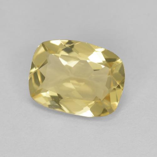 1.54 ct Yellow Golden Beryl Stone, Natural Golden Beryl in Cushion-Cut Shape for Sale