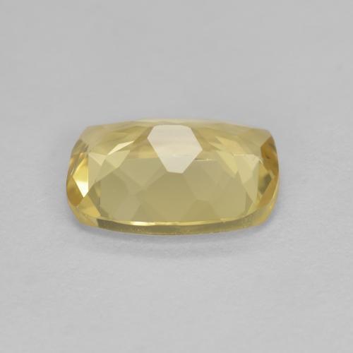 Golden Beryl Gemstone in 9 x 6.8 mm Size for Sale, Golden Beryl Stone in Light Gold Color