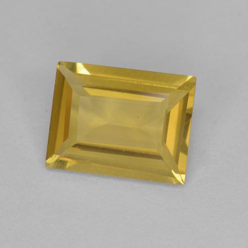 1.18 ct Yellow Golden Beryl Stone, Natural Golden Beryl in Baguette Facet Shape for Sale