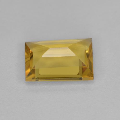 Golden Beryl Gemstone in 7.9 x 6 mm Size for Sale, Golden Beryl Stone in Light Honey Yellow Color