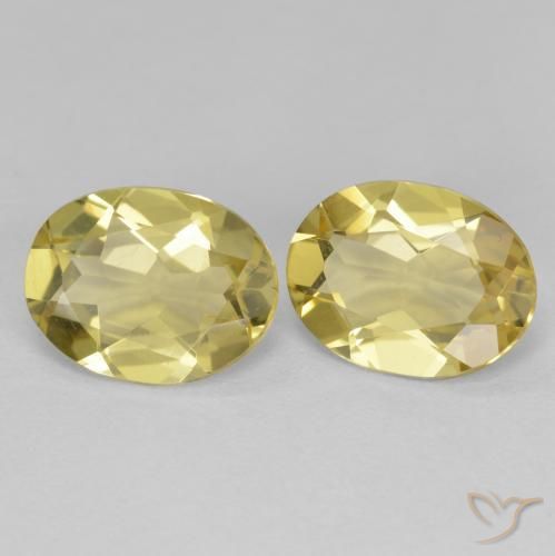 2.79 ctw Yellow Golden Beryl Stones, Natural Golden Beryl in Oval Facet Shape for Sale