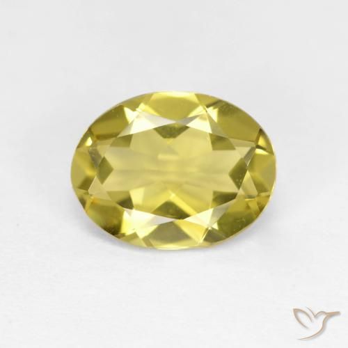 1.55 ct Oval Cut Golden Beryl, 8.9 x 6.9 mm From Madagascar, Photo A