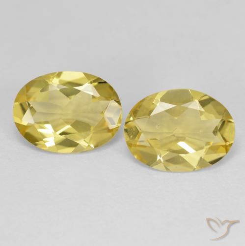 2.77ctw Natural Dijon Yellow Golden Beryl, Oval, VVS-VS