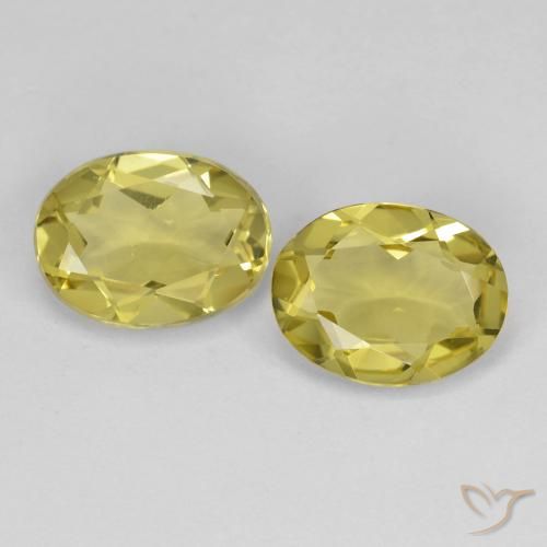 2.9 ct Oval Cut Golden Beryl, 9 x 6.8 mm From Madagascar, Photo A