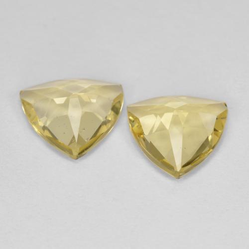 Golden Beryl Gemstones in 8 x 8 mm (calibrated) Size for Sale, Golden Beryl Stones in Light Gold Color