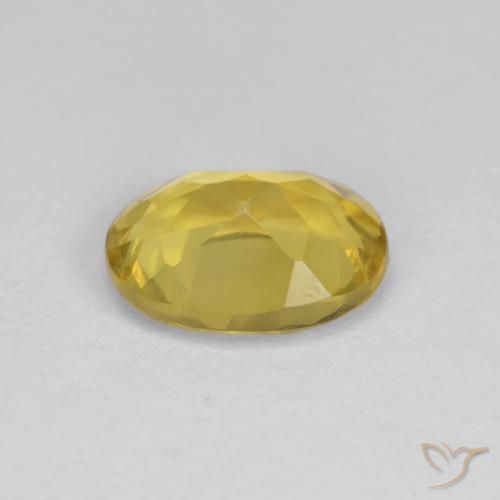 Golden Beryl Gemstone in 8 x 6 mm (calibrated) Size for Sale, Golden Beryl Stone in Yellow Color