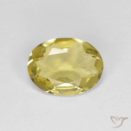 1.07ct Natural Light Golden-Yellow Golden Beryl, Oval, VS