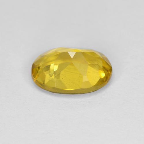 Golden Beryl Gemstone in 8 x 6 mm (calibrated) Size for Sale, Golden Beryl Stone in Deep Yellow Color