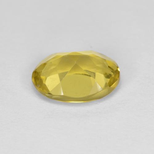 Golden Beryl Gemstone in 8 x 6 mm (calibrated) Size for Sale, Golden Beryl Stone in Light Yellow Color