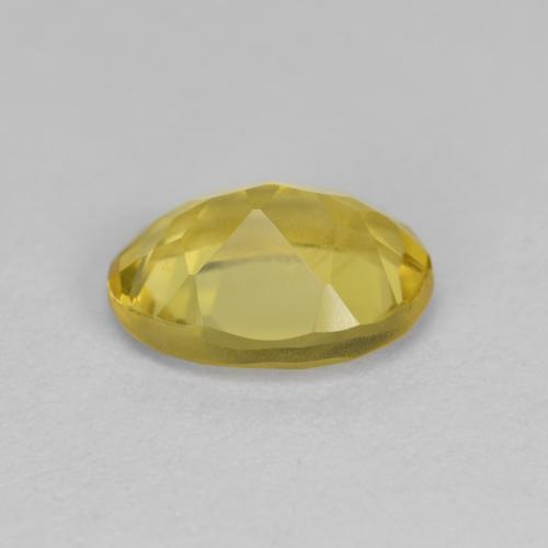 Golden Beryl Gemstone in 8 x 6 mm (calibrated) Size for Sale, Golden Beryl Stone in Dijon Yellow Color
