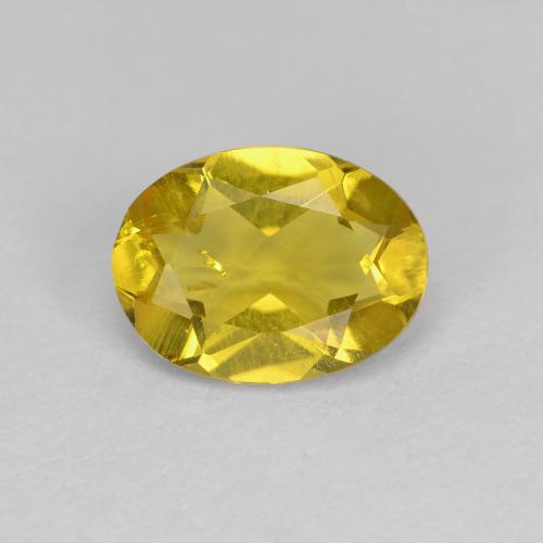 1,05 ct ovaler gelber Goldener Beryll aus Madagaskar, Größe 8 x 6mm, natürlicher Edelstein, VS Reinheit, 1 Stück ovaler Goldener Beryll, Mohs-Härte von 7,5 - 8 Geeignet für den täglichen Gebrauch im Schmuck , Photo A