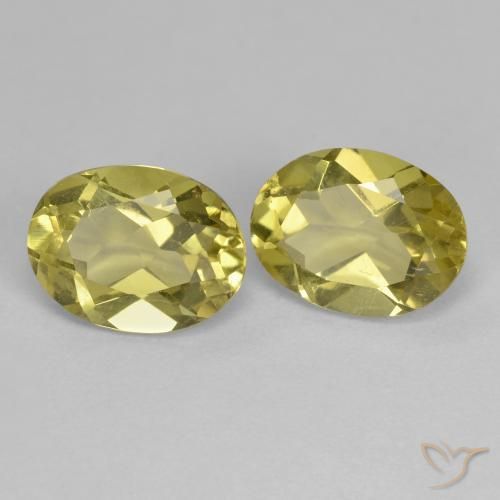 2.39 ctw Yellow Golden Beryl Stones, Natural Golden Beryl in Oval Facet Shape for Sale