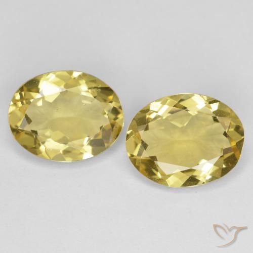 3.7 ct Oval Cut Golden Beryl, 10.1 x 7.9 mm From Madagascar, Photo A