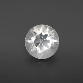 3.11 ct White Goshenite Stone, Natural Goshenite in Diamond-Cut Shape for Sale